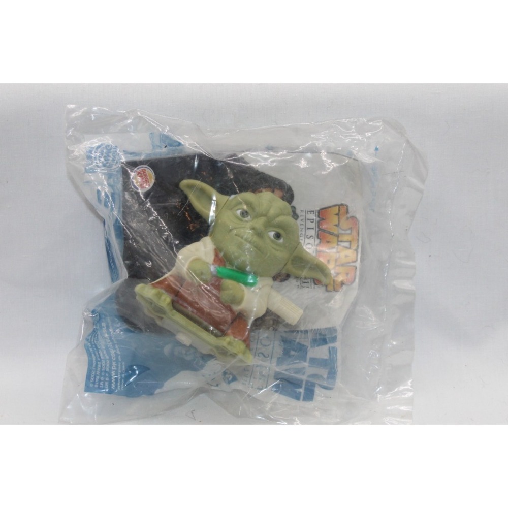 YODA STAR WARS REVENGE OF THE SITH EPISODE III 2005 BURGER‎ KING TOY SEALED